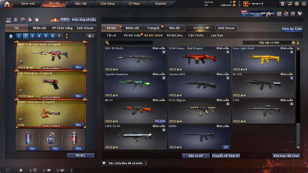 shop acc cf uy tin gia re